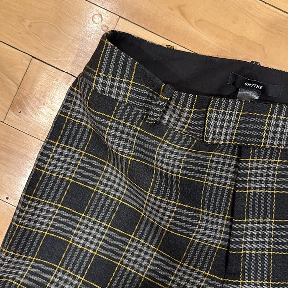 NWOT Smythe Plaid Flare Pants - Picture 9 of 10
